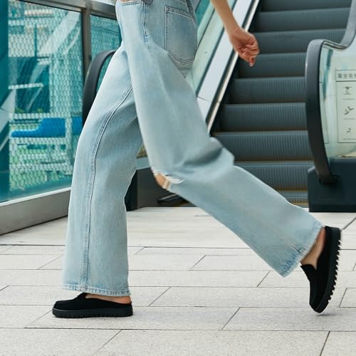 Image of Cvistpieo Womens Comfortable Slip On Loafers Indoor Outdoor Business Casual Mules Shoes for Women