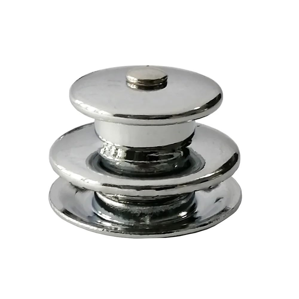 10 Pezzi Chiusura a Scatto Parte Superiore Parte Inferiore Ottone Cromato Tendalini in Tela for Camper e Barche Accessori for Barche Parti Marine
