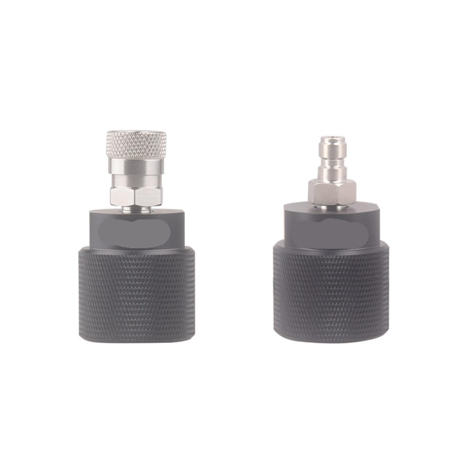 1 szt. czarny aluminiowy G1/2-14 8MM QD męski żeński szybkozłącze butli gazowej wypełnienie adapter złącza akcesoria do akwarium (męski)