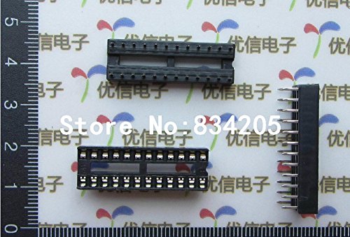 Wiring Connecting Terminals - 24P DIP IC Socket Chip Base Narrow-Body Connector
