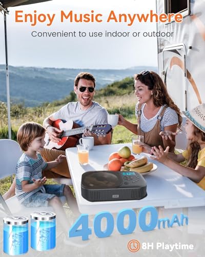 Monodeal CD318 Cd Player Portable,Monodeal Dual Stereo Speakers Portable Cd Player thumb #3