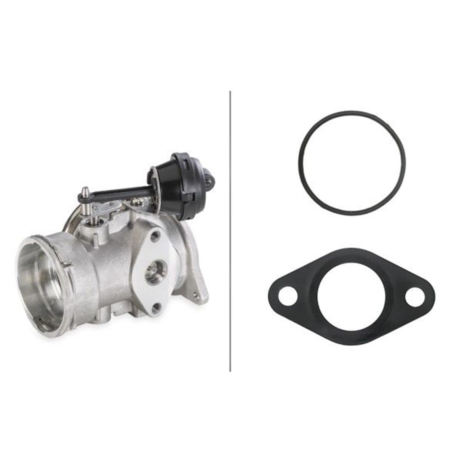 HELLA 6NU 010 171-641 Valvola ricircolo gas scarico-EGR, con comando a depressione, con guarnizioni | Compatibile con: AUDI A4 B6, A4 B6 Avant, A6 C5, A6 C5 Avant, FORD GALAXY I, GALAXY MK I VAN, SEAT ALHAMBRA, ALHAMBRA VAN