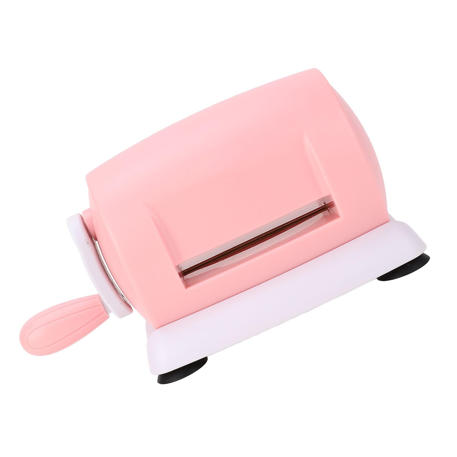 Mini Macchina per Goffratura Fustellatrice, Taglierina di Carta Portatile per la Creazione di Biglietti, Scrapbooking, Goffratrice in ABS con Tappetino Taglio in Plastica,