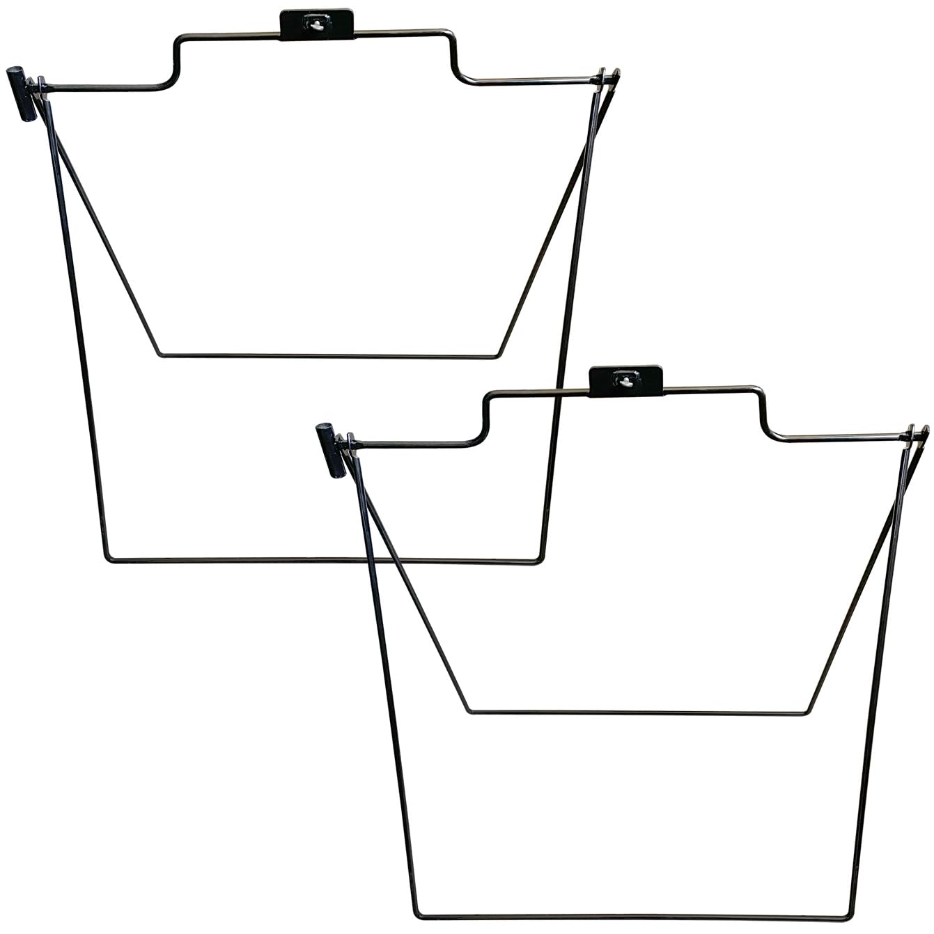 Generic4 Less Co 2 Pack of Metal Real Estate A-Frame Stand 18x24 for Open House Foldable Sign Holder for Realtor - Black, Small