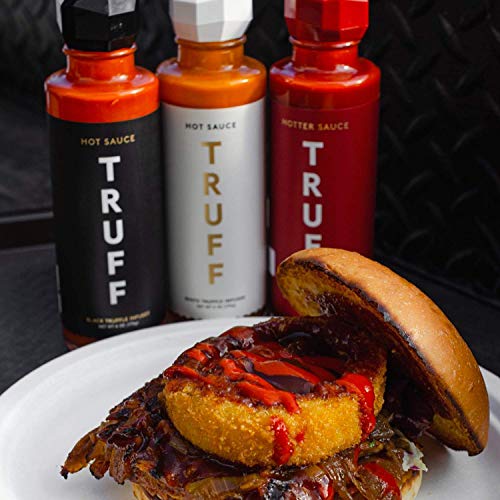 Truff Hot Sauce Complete Bundle, Gourmet Set Of The Original, Hotter And White Truffle Edition, Unique Flavor Experiences With Truffle, 3-Bottle Bundle, 3Ct 6Oz Bottles #TOP4
