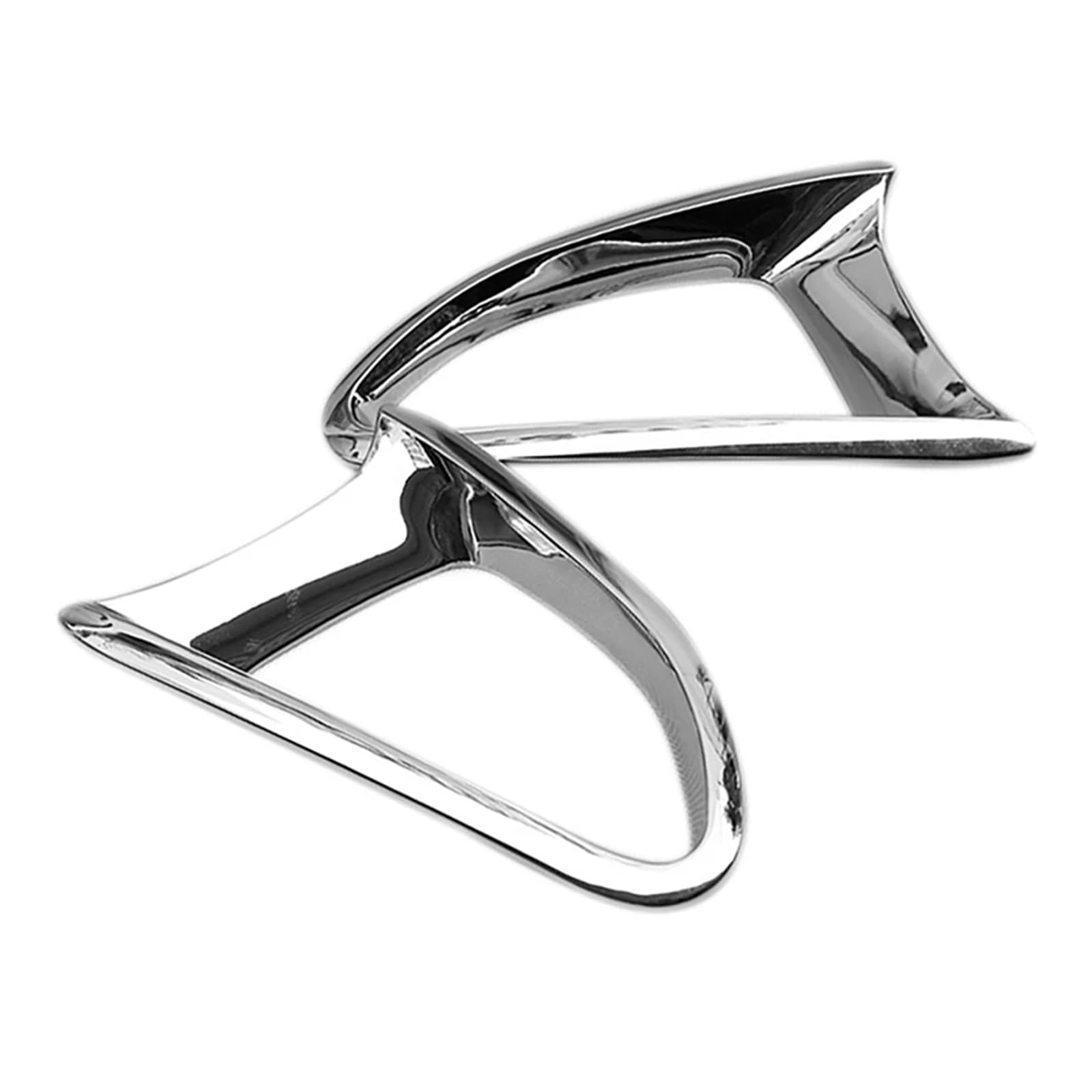 Rear Bumper Fog Light Lamp Cover Trim, Fit For Mazda, 2 Demio DJ Hatchback 2015-2019 ABS Chrome Frame Osłona tylnego światła