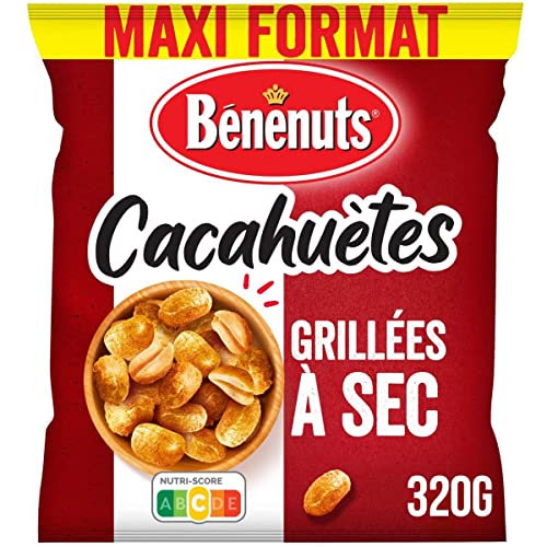 Benenuts - Cacahuetes naturales maxi (320 g, 3 unidades)