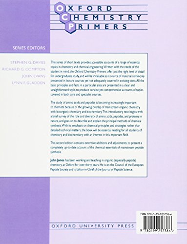 Amino Acid and Peptide Synthesis (Oxford Chemistry Primers) - Image 2
