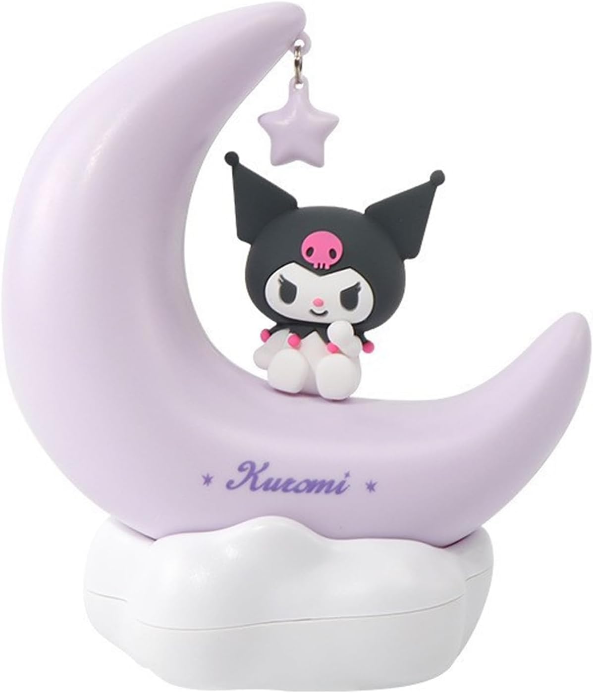 CGCHAONI Cute Anime Character LED Night Light, Kuromi Cinnamoroll Melody Kawaii Night Lights for Room, Rechargeable Desk Shelf Ornament Bedside Lamp (Kuromi)