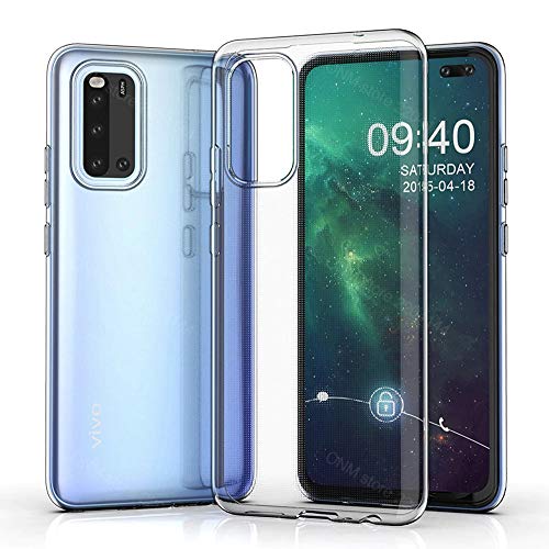 Image of Case Creation for Vivo Y20i Premium Imported 0.3mm Crystal Clear Totu Silicone Transparent Flexible Soft Corner Protection with TPU Slim Back Case Color Variation Cover for Vivo Y20i