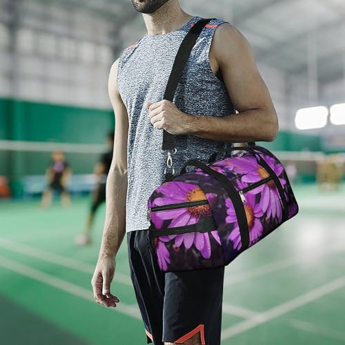 Sac de sport rouge avec compartiment chaussures cerises - 6