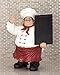 Deco 79 Polystone Chef Decorative Sculpture Home Decor Statue with Chalkboard, Accent Figurine 15
