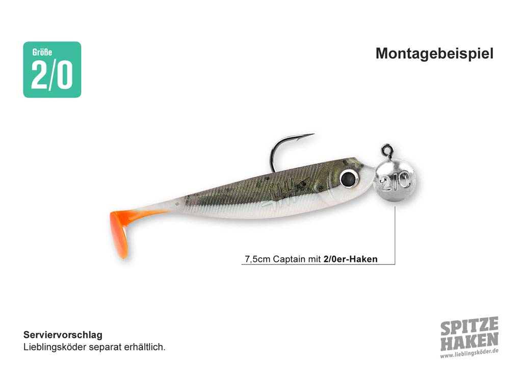 Raubfisch Store Lieblingsköder 7,5 cm Barsch Starter-Set groß Komplettset