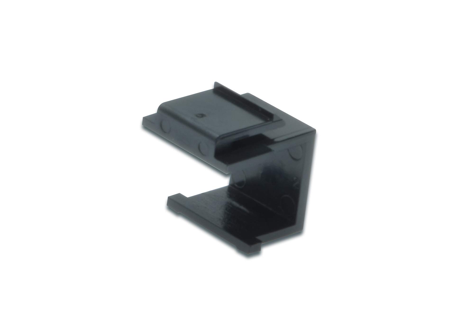 Digitus Acoplador Keystone - Enchufe ciego - Para panel de conexión modular - Negro