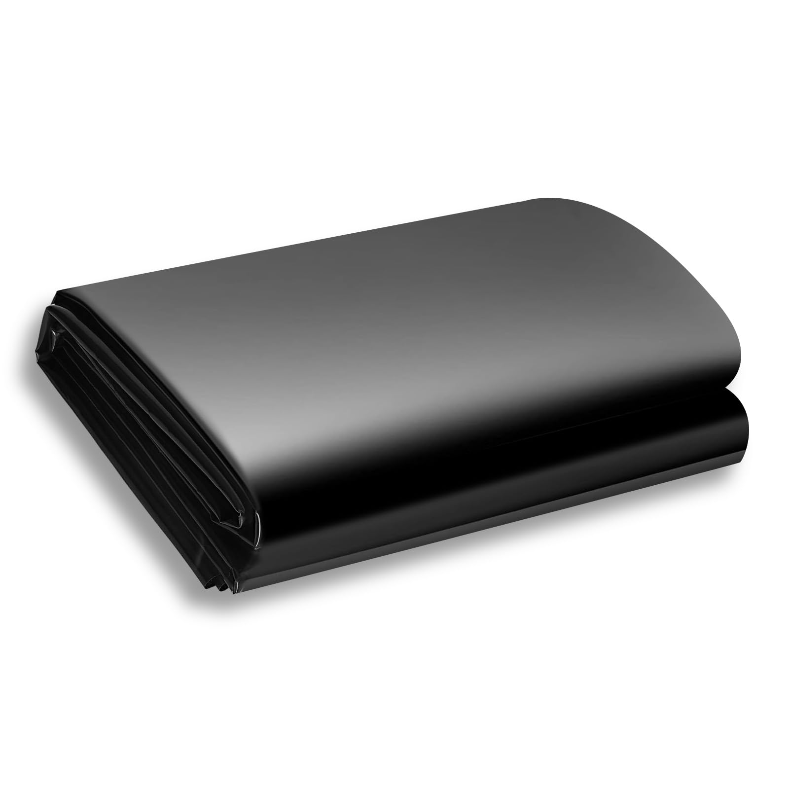 SDLDEER Pond Liner, Pond Liner 3 m x 1.45 m, Black HDPE Pond Liners, Heavy Duty, for Flowers, Gardeners, Greenhouses, Ponds Water Selection, UV Stable