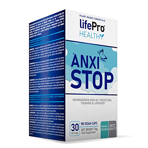 Life Pro Anxistop | Relajante para asegurar un descanso optimo | Fórmula basada en ashwagandaha Cover