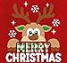 Reindeer Merry Christmas Shirt for Kids Toddler Boys Girls T-Shirts Short Sleeve Holiday Tee Xmas Gift Tops