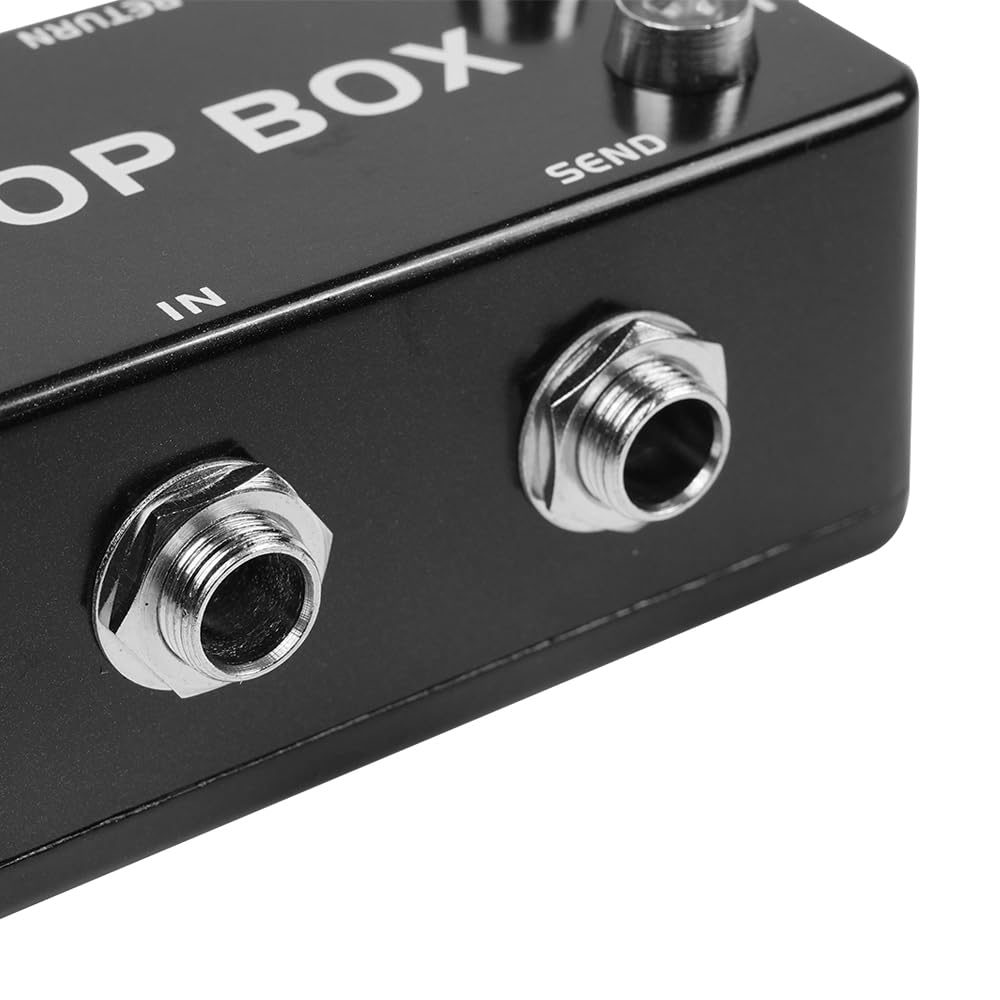 Mini Robusto commutatore di Loop in Metallo True Bypass per Strumenti Musicali, selettore di Loop di Effetti durevoli, Routing del Segnale Regolabile per chitarristi e Musicisti