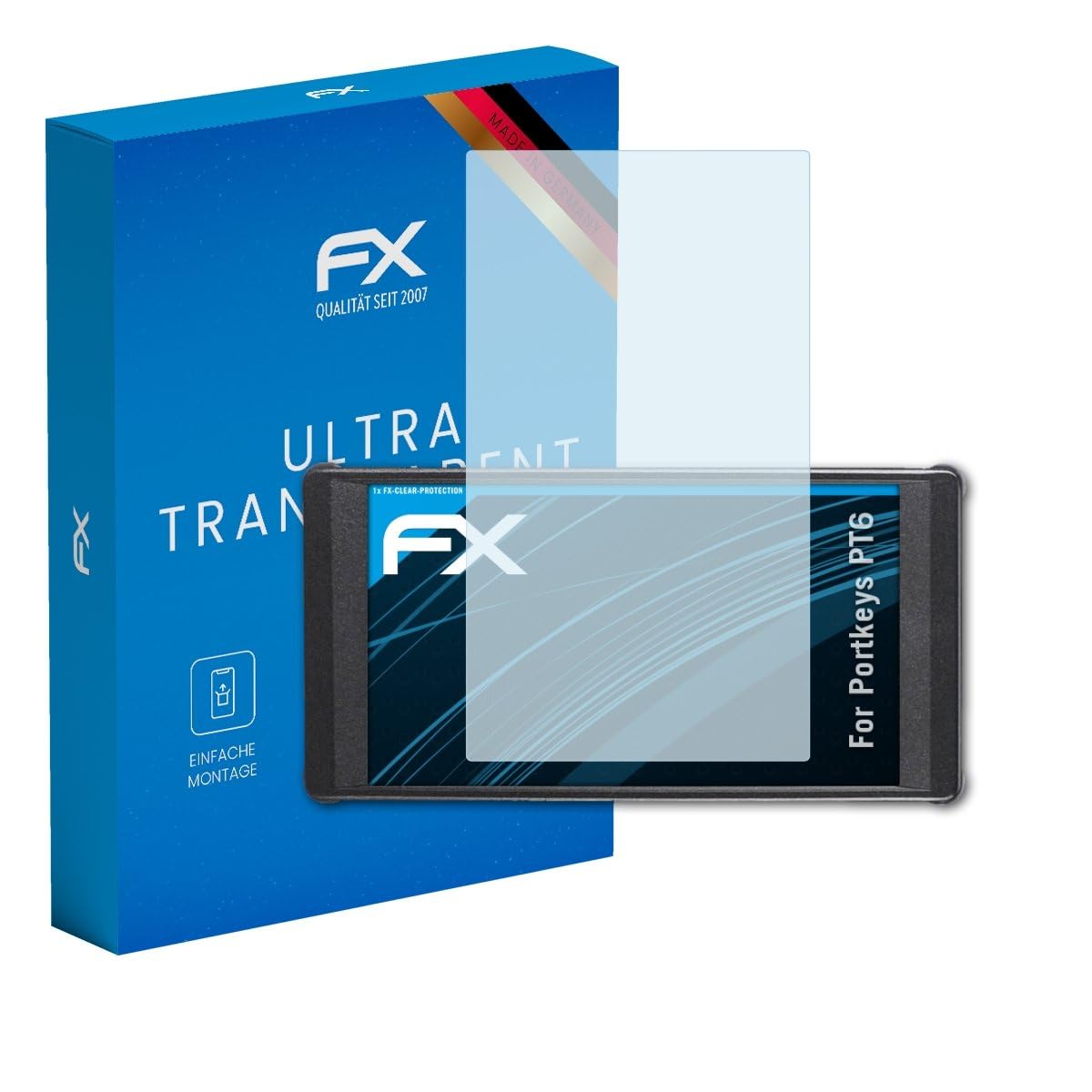 atFoliX Screen Protection Film compatible with Portkeys PT6 Screen Protector, ultra-clear FX Protective Film