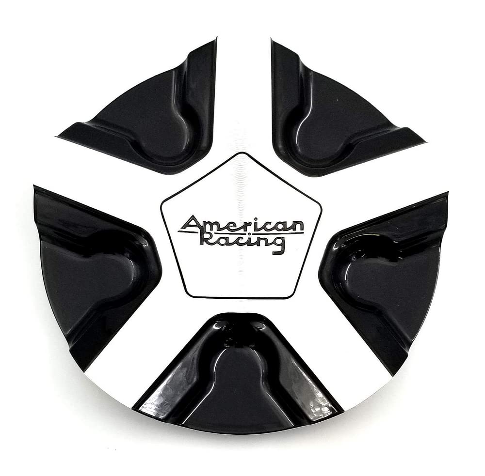 American Racing FBAAR921CAPB-GBM 921-1-CAP SL1609-01 - Tappo centrale in nero lucido e lavorato