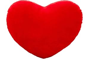 YINGGG Cute Plush Red Heart Pillow - The Perfect Way to Show Your Love