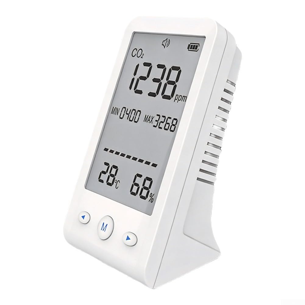 Detector NDIR Sensor 400-5000ppm LCD Display Detector NDIR