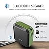 Portable Voice Amplifier, SHIDU Personal Voice Amplifier 18W with Wired Microphone Headset Waterproof Bluetooth Speaker Rechargeable PA System for Outdoors,Teachers,Shower,Beach,Tour Guide #3