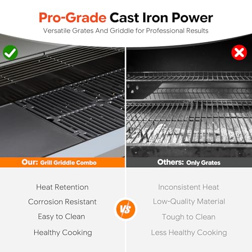 Image of Brand-Man 6-Burner Gas Outdoor Kitchen Grill Island with Side Burner