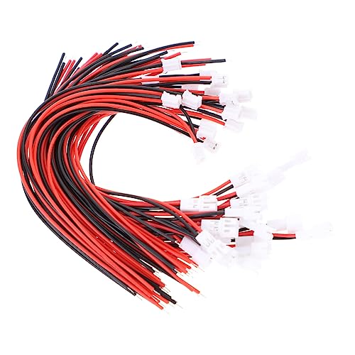 CIYODO 20pcs 2pin Female Spade Connector Terminal Cable with Pvc and Copper Material, Good Electrical Conductivity and E