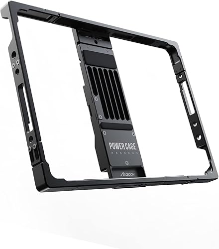 Accsoon CEPC-03 iPad Powercage II para iPad Compatible con iPad Gen 5,6,7,8,9,10, Air Gen 3,4,5, iPad Pro 9,7 pulgadas, 10,5 pulgadas, 11 pulgadas