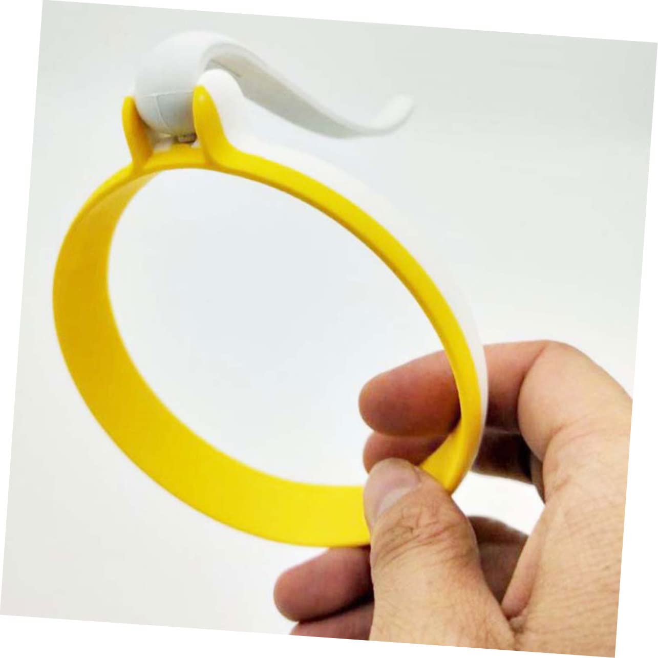 Cabilock 8 Piezas anillos de tortilla molde con forma de panqueque aros de tortilla redondos - Molde flexible molde para tortilla molde de silicona moho anillos de huevo de diseño de mango