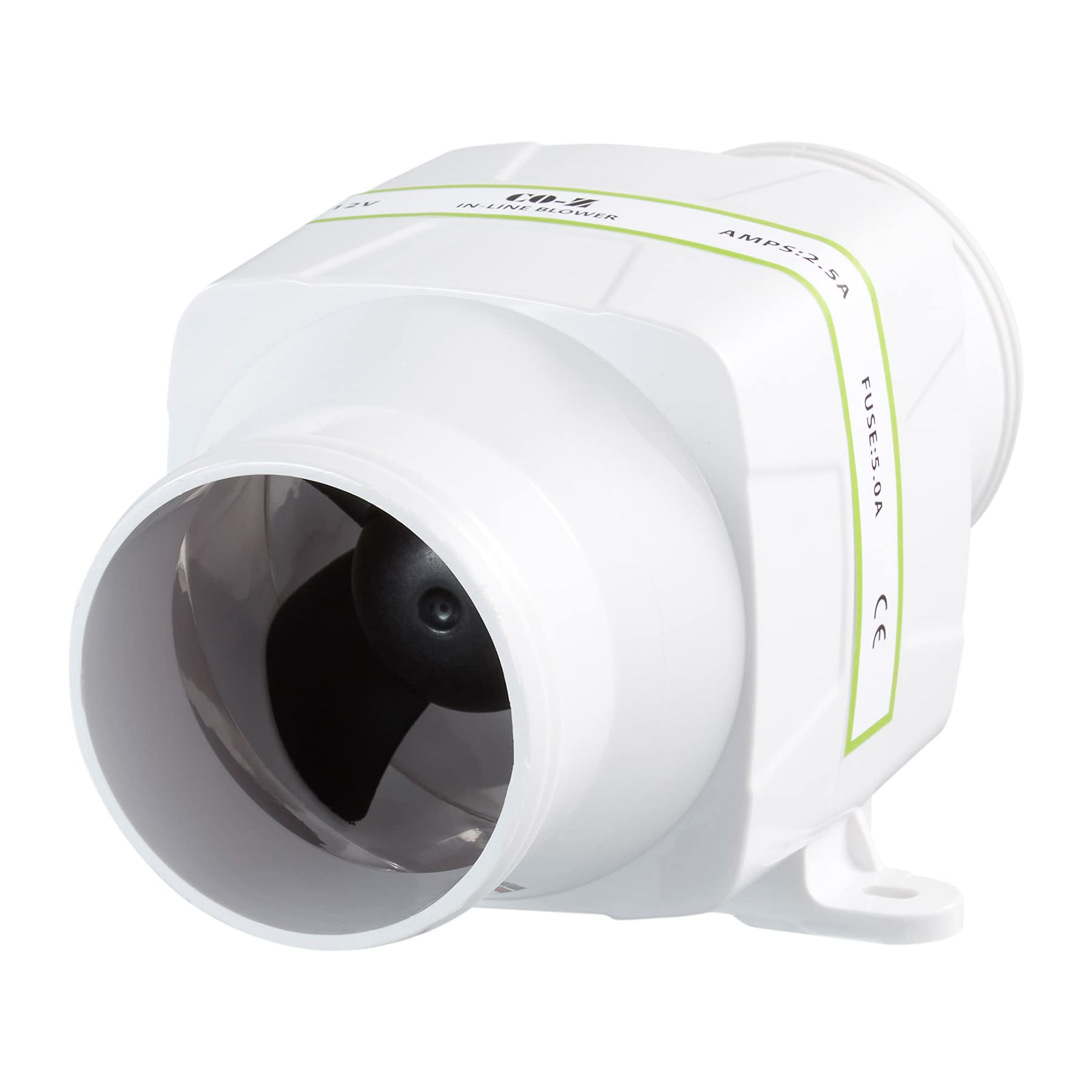 Buy COZ 3" Marine Duct Fan Waterproof 130cfm Bilge Blower and 12 Volt Electric Blower Fan for