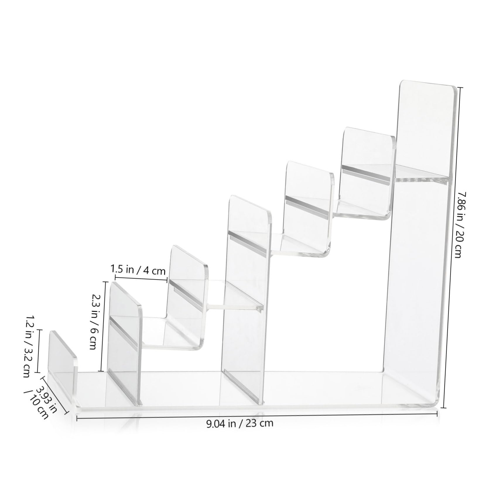 Cabilock 1pc Acrylic Wallet Holder Purse Rack Hanging Handbag Purse Organizer Purse Displays Pocketbook Handbag Organiser Handbag Display Clear Handbag Riser Purse Display Rack Transparent