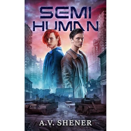 Semi-Human Audiolibro Por A.V. Shener arte de portada