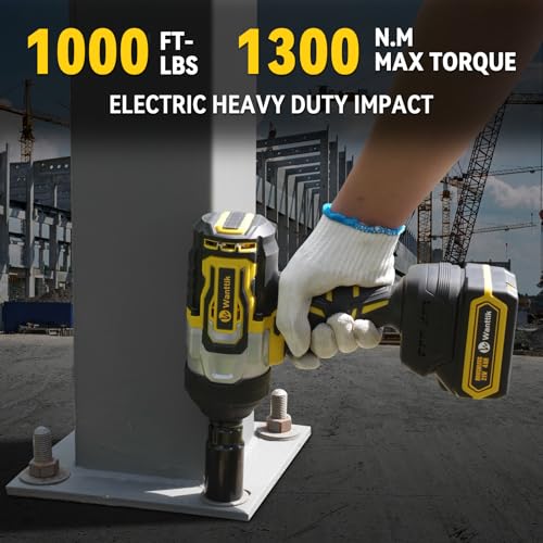 Image of Cordless Impact Wrench, 1 /2-Inch, 1000Ft-lbs, 2x4.0Ah