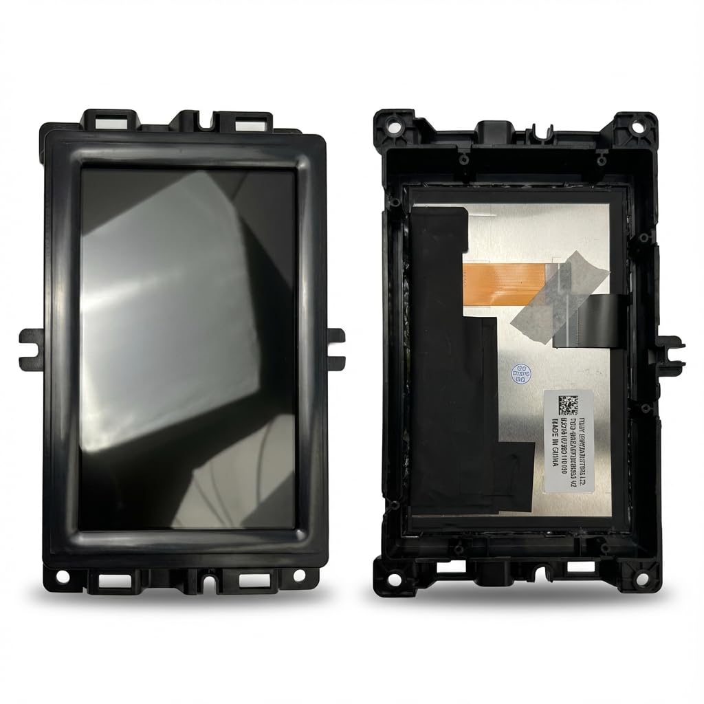 Monitor Touchscreen da 7" con Display LCD, Touch Screen e Cornice per Jeep Compass 2017-2020 OE: TDO-WXGA0700K00033-V2 TDO-WXGA0700K00057-V1