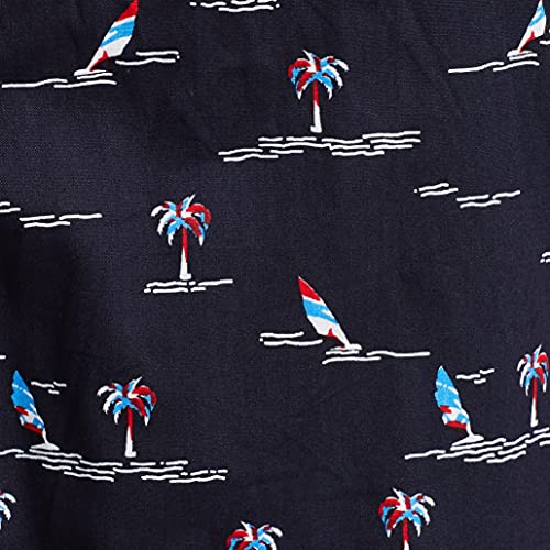 Image of Longies Cotton Mens Boxers Pack of 3 Regular Printed (LGBOXPO3VOO3 Navy,Blue,grey3425 S)
