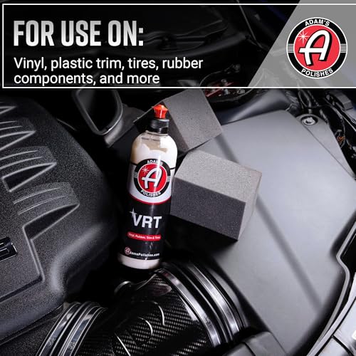 Image of Adam's Silica Infused VRT Tire & Trim Dressing - Durable UV Protection and Water Repellent - Leaves a Crisp Freshly Detailed Look - Dress Tires or Trim Without Worry of Slinging 16 oz