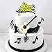 Ouceanwin 40 Pezzi Note Musicali Cupcake Topper Decorazione Torta Buon Compleanno Decorazione Torta Chitarra Torte Decorazione Muffin, Picks Decorazione Torta Di Compleanno Per Festa A Tema Musicale