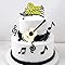Topper Per Torta Commestibile O Cialda Da 19,1 Cm Con Cornice Musicale - Foto 3