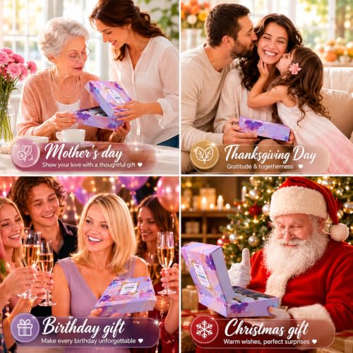 Scented Candles Gifts Set for Women, 9 Pack Aromatherapy Candles Pack Soy Wax with Essential Oil Include Lavender, Jasmine and Vanilla for Bridesmaid, Birthday, Valentine's, Mother's Day, Bath, Yoga - Image 5