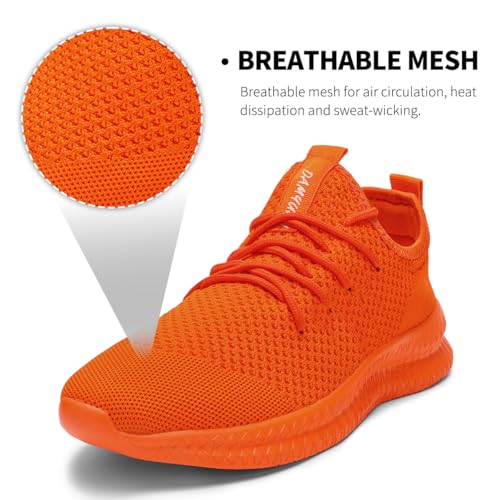 Image of Men's Walking Running Shoes Slip On Sneakers Non Slip Athletic Sports Tennis Fitness Casual Workout Gym Shoes Lightweight Trainers Fashion Soft Comfortable Shoe
