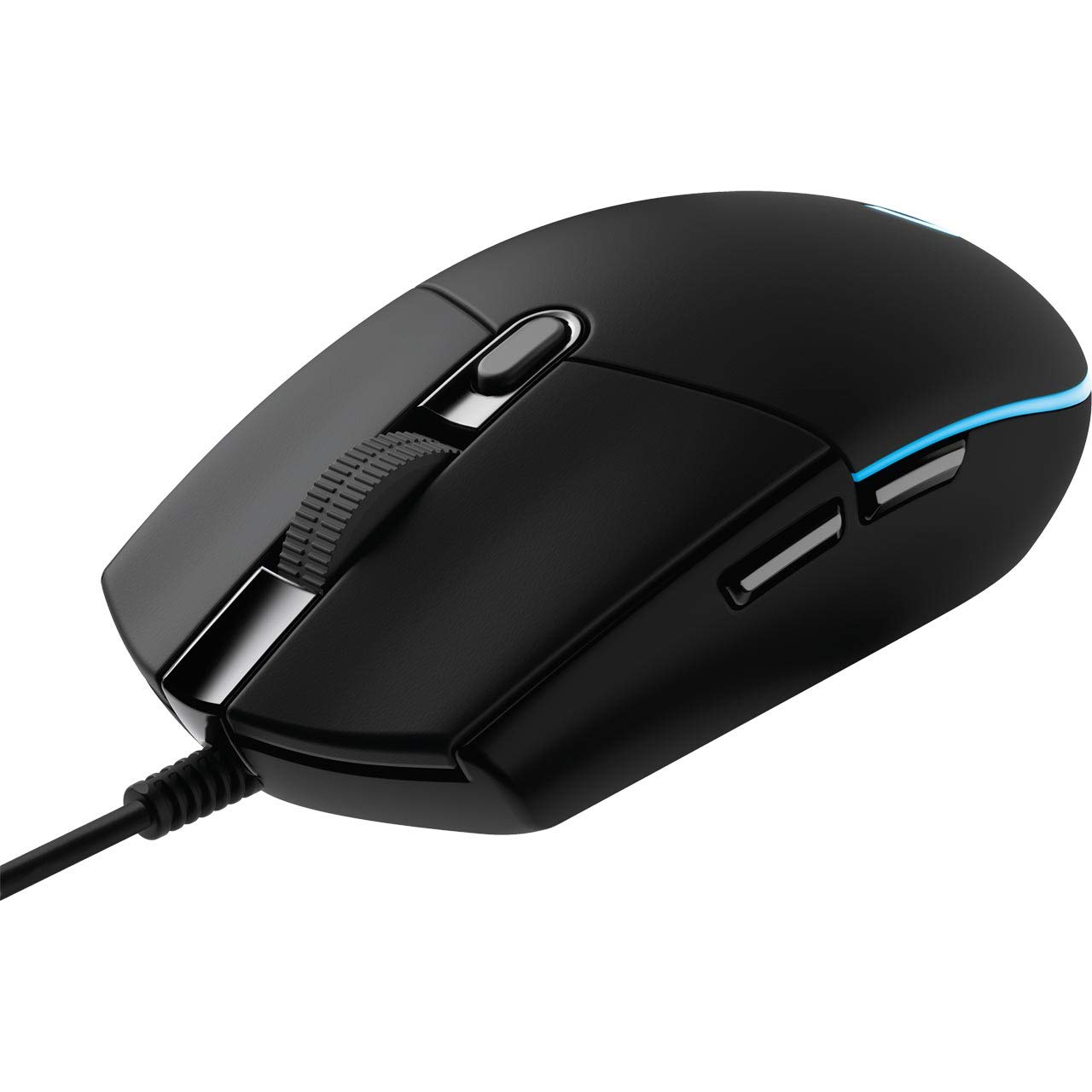 Logitech G203 Prodigy Ratón Gaming con Cable, 8000 dpi, RGB LED Personalizable con 16,8 M Colores, Peso Reducido, 6 Botones Programables, Memoria Integrada, PC/Mac,G203 1ª Gen.,Negro
