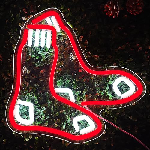 Image of Baseball Neon Sign for Wall Decor Baseball Team Logo Neon Light for Man Cave LED Sports Light Sign for Boys Room,Club,Man Cave,Bar,Party,Christmas Birthday Gifts for Men,Boys,Teens,Size 12*11.7in(FMXD163)