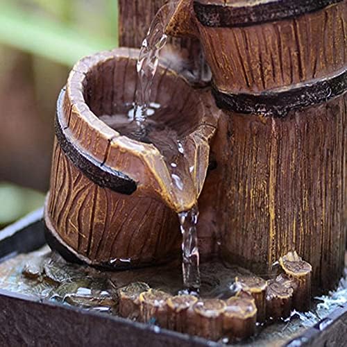 Feng Shui Wheel Decoration Desktop Fountain Ornament Gift Living Room Office Creative Rockery Bonsai Tabletop Decoration