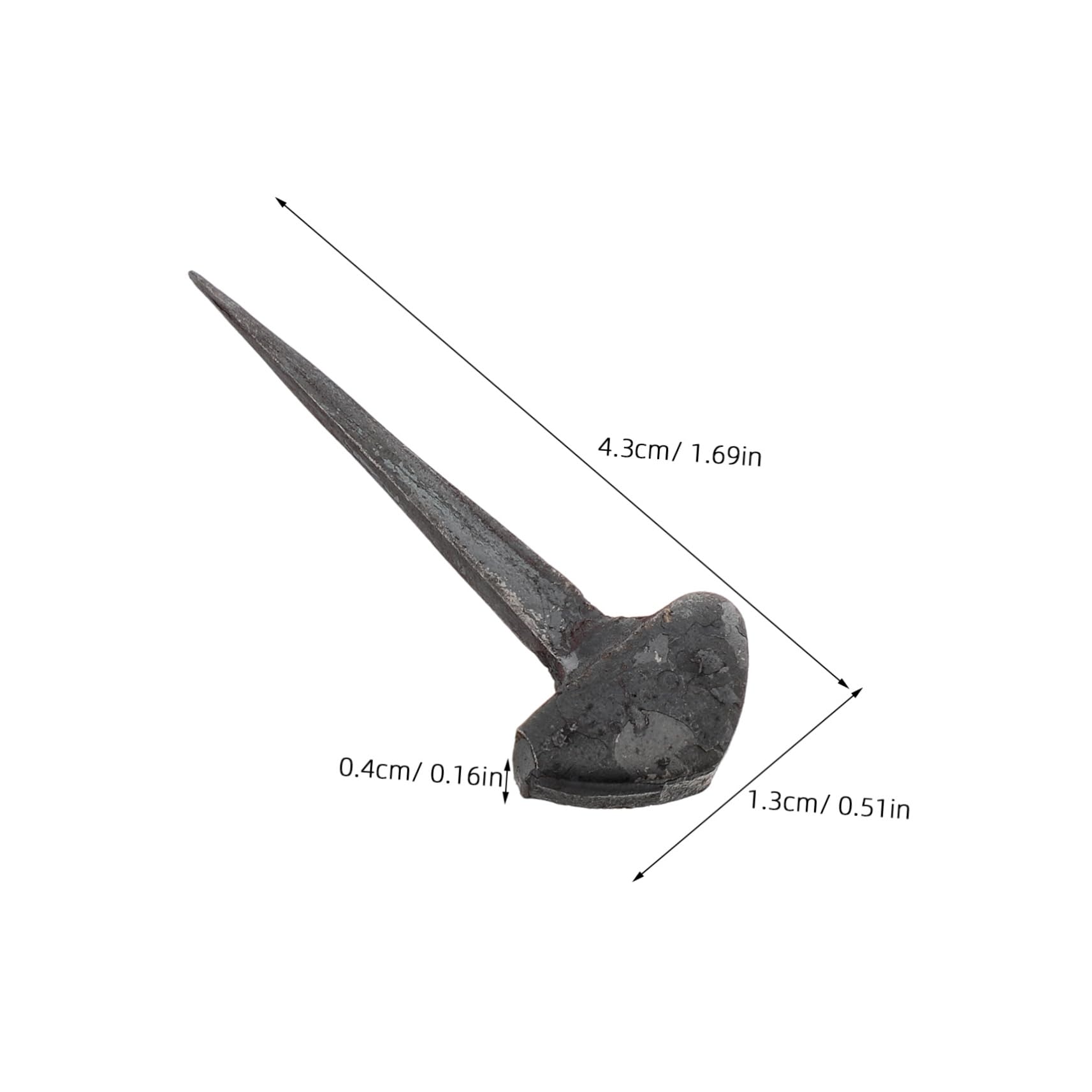 SUPVOX Horseshoe Nails for Hoof Stability Iron Horse Training Nails Horseshoe Ring Set