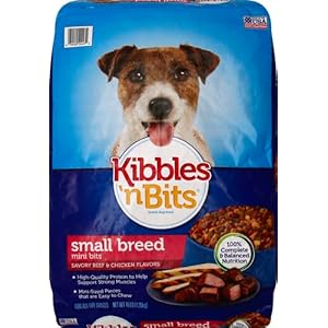 Kibbles 'N Bits Small Breed Mini Bits Savory Beef & Chicken Flavors Dog Food, 16-Pound(Pack of 1) Kibbles N Bits Small Breed Mini Bits Savory Beef Chicken Flavors Dog Food 16 PoundPack of 1
