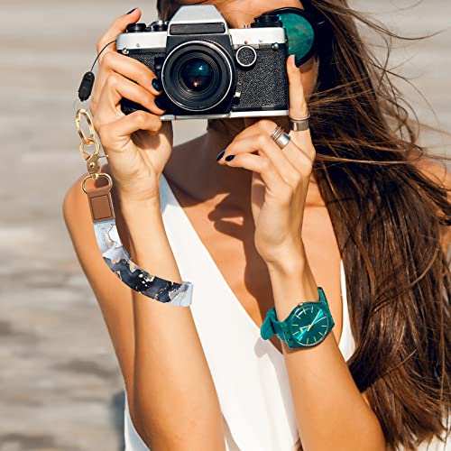 Image of Wrist Lanyard Key Chain, Cute Wristlet Strap Keychain Holder for Women Men Car Keys ID Badges Card Wallet Phone Camera