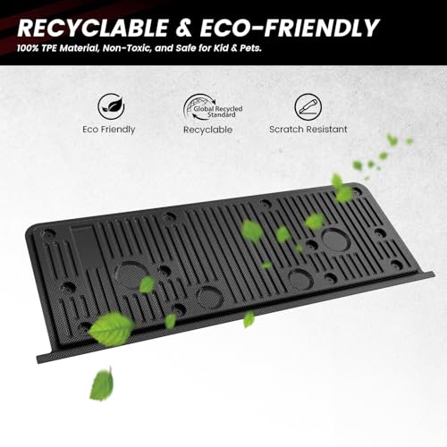 Image of LASFIT Tailgate Mat for Nissan Frontier 2026 2025 2024 2023 2022 (Not Fit Standard Tailgate), Truck Tailgate Liner All Weather Protector TPE Durable Tailgate Cover Accessories