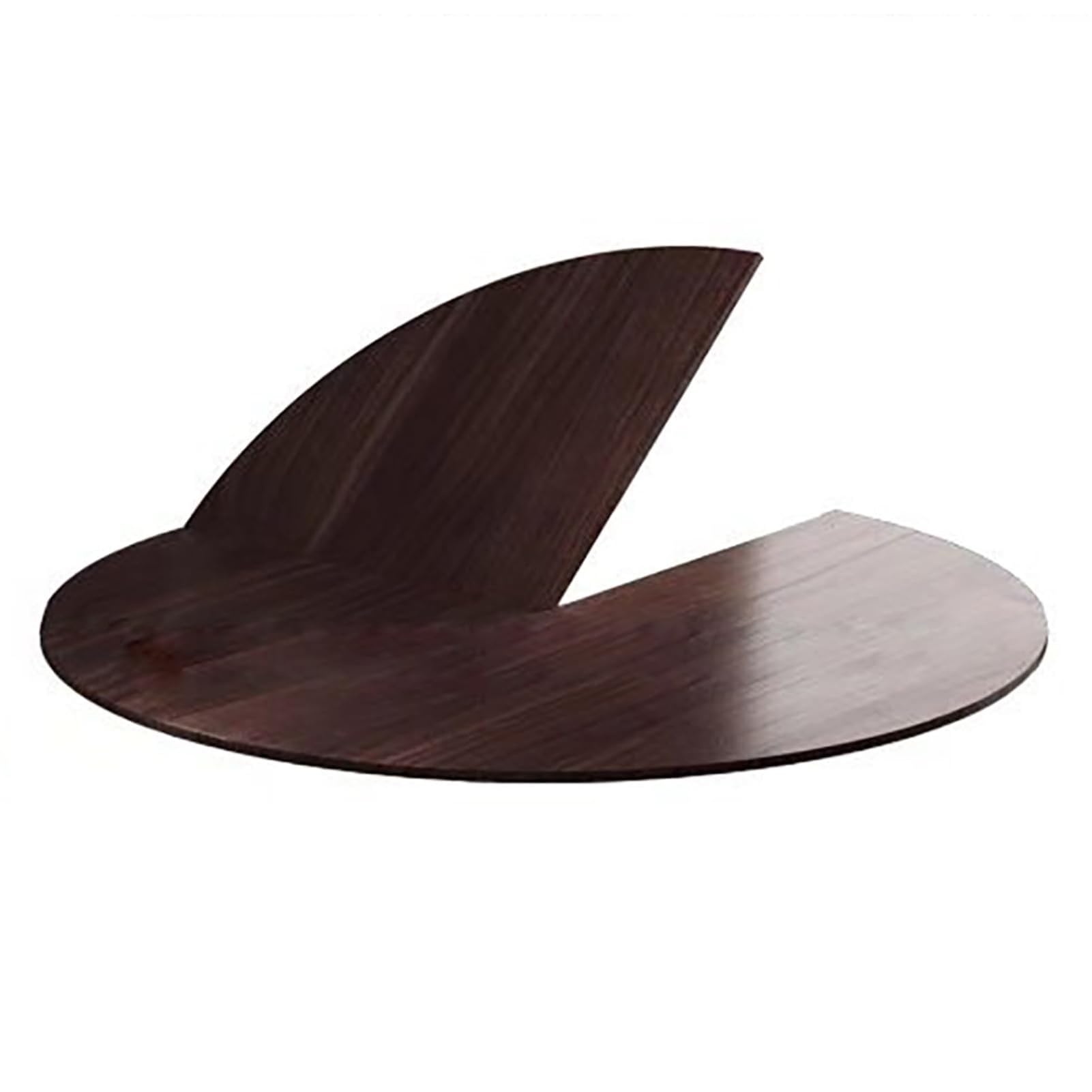 Plateau de table en bois rond pliable 1.4M noir pour rallonge temporaire